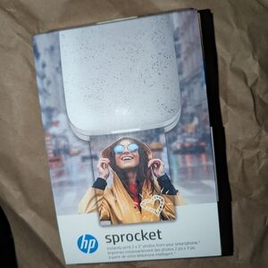 HP Sprocket Gray Photo Printer